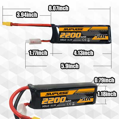 11.1v 2200mah xt60 lipo battery 09