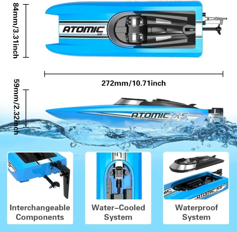 79505 atomic XS rc boat