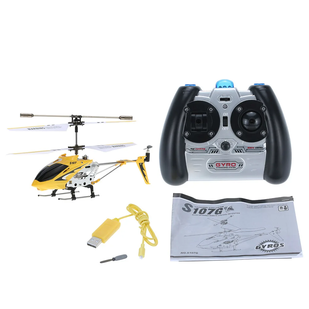 3CH Remote Control Helicopter Built-in Gyro Double-Deck Propeller With Flashlight RTF