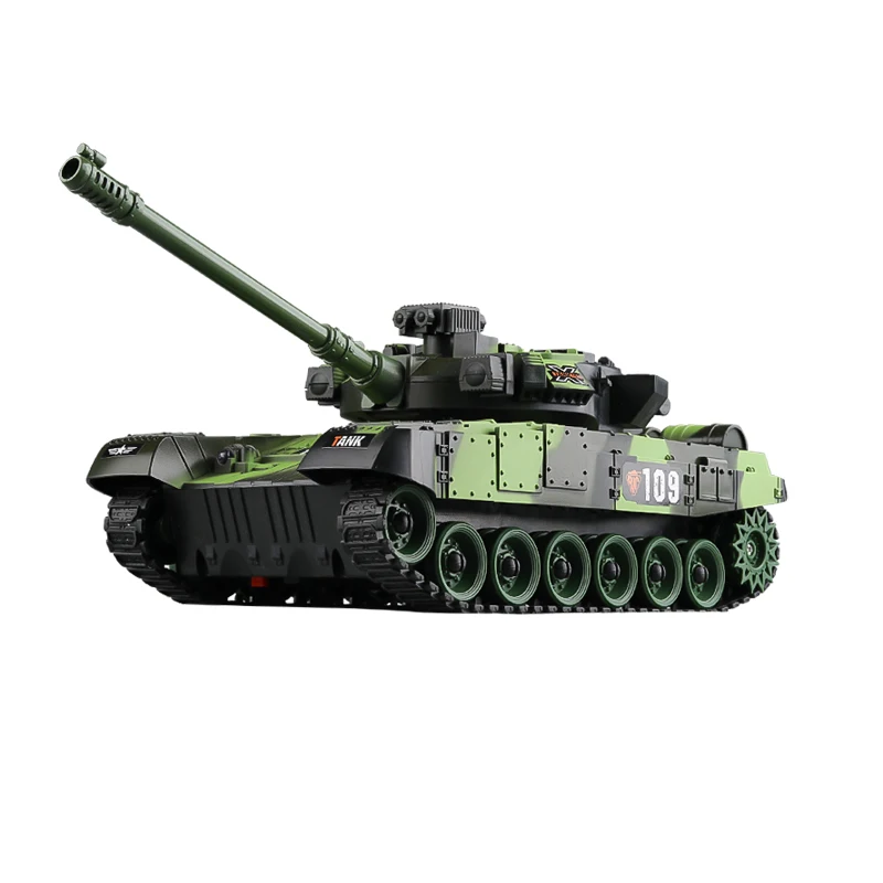 RC Tank Military War Battle United States M1 Leopard 2 Remote Control Toy Car Tactical Model Electronic Toys for Boys Children