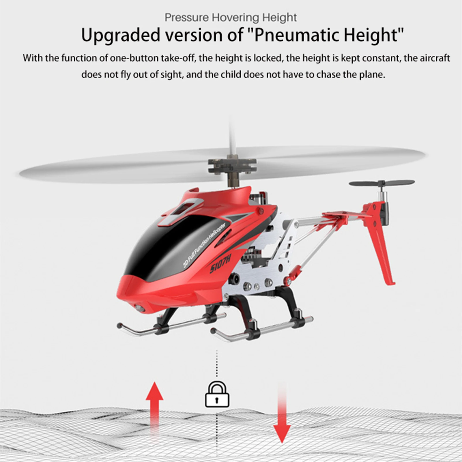 3CH Remote Control Helicopter Built-in Gyro Double-Deck Propeller With Flashlight RTF