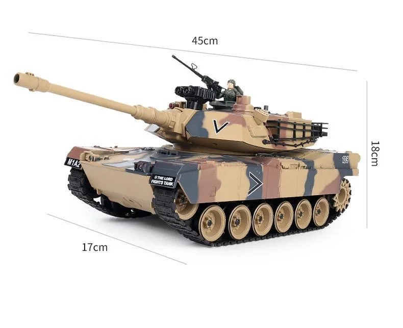 New Remote Control Tank 2.4g Us M1a2 Tank Car Toy 1/18 Rc Car Water Bomb Electric Charging Toys For Military Model Boys Kids Toy