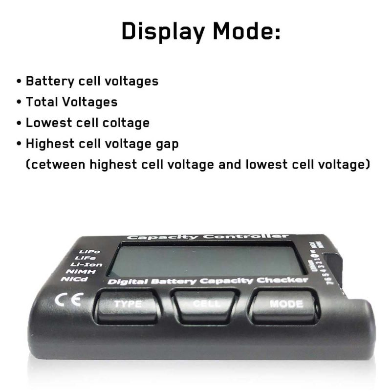 capacity controller cellmeter 7 digital battery capacity checker battery balancer tester lcd for lipolifeli