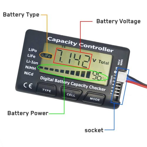 capacity controller cellmeter 7 digital battery capacity checker battery balancer tester lcd for lipolifeli ionnicdnimhPHZY