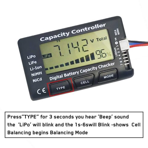 capacity controller cellmeter 7 digital battery capacity checker battery balancer tester lcd for lipolifeli ionnicdnimhjcH0