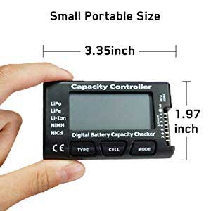 Capacity Controller CELLMeter-7 Digital Battery Capacity Checker Battery Balancer Tester LCD for LiPo-Life-Li-ion-NiCd-NiMH