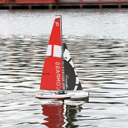 compass 2 channel wind power sailboat with 650mm hull for rg65 class competition 791 1 rtraBeH