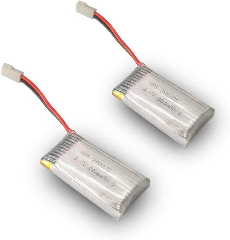 volantexrc 2pcs 37v 360mah lipo rechargeable battery for rc airplane 761 2 761 2w 761 3 761 4 761 5 761 7