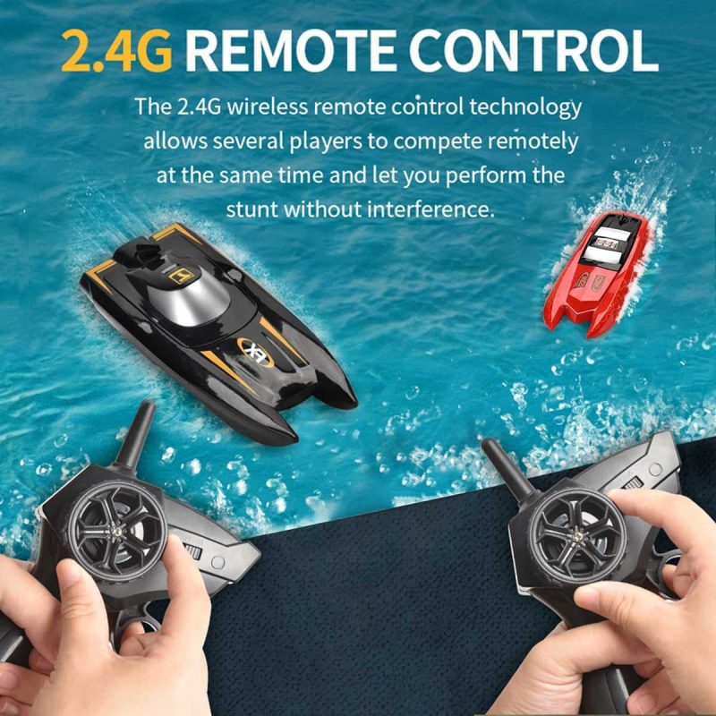 volantexrc remote control boats with water sensing improved waterproof design for boys girls black8T0Z