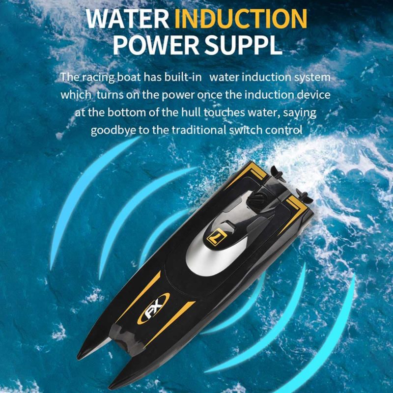 volantexrc remote control boats with water sensing improved waterproof design for boys girls blacksSn3